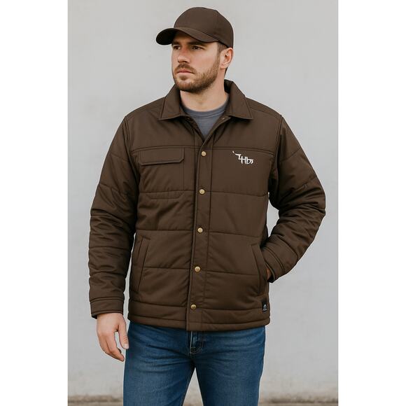 Dri-Duck Brown Insulated Jacket Men’s M Ranch Workwear Western Outdoor - Picture 1 of 12